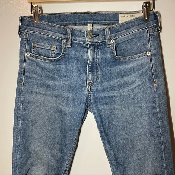 Rag & Bone Ankle Skinny Jean In Lucky Rouge Size 28 - Picture 4 of 8